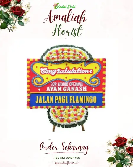 Sewa Papan Bunga Gesing